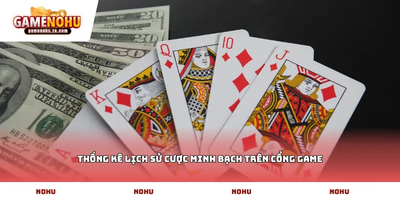 Thống kê lịch sử cược minh bạch trên cổng game